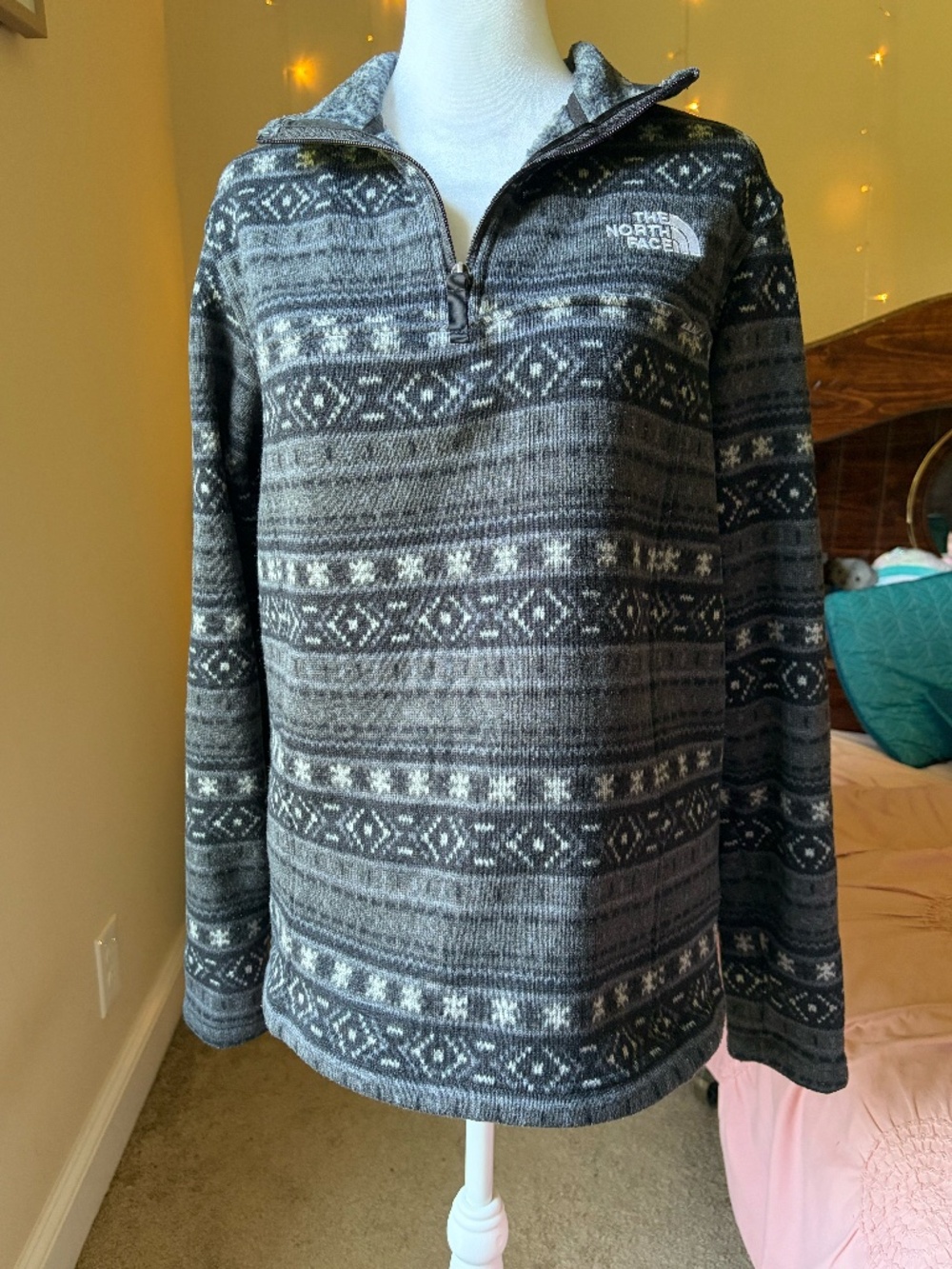 The North Face quarter zip fleece